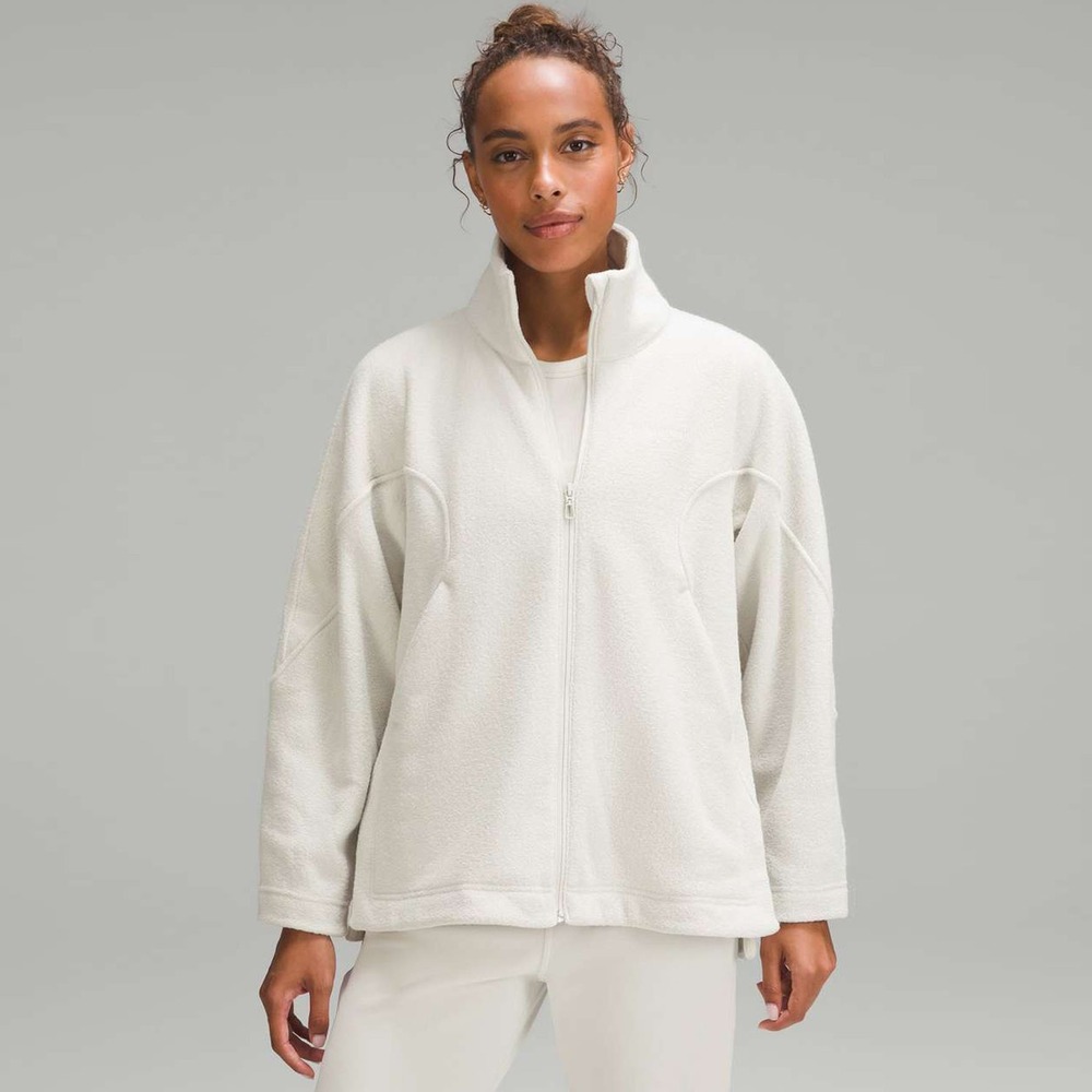 LULULEMON Looped Terry Fleece Full Zip Size 4